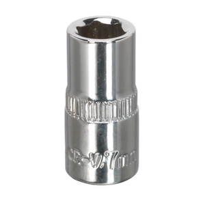 Sealey SP1407 Premier Fully Polished Socket 1/4"Sq Drive 7mm