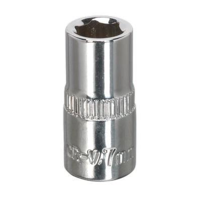Sealey SP1407 Premier Fully Polished Socket 1/4"Sq Drive 7mm