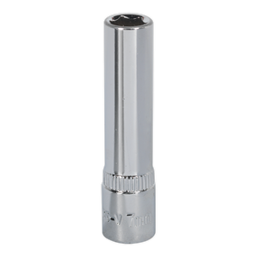 Sealey SP1407D Premier Fully Polished Deep Socket 1/4"Sq Drive 7mm