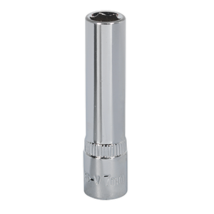Sealey SP1407D Premier Fully Polished Deep Socket 1/4"Sq Drive 7mm