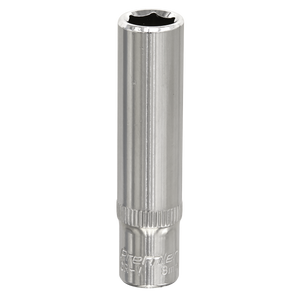 Sealey SP1408D Premier Fully Polished Deep Socket 1/4"Sq Drive 8mm