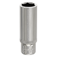 Sealey SP1412D Premier Fully Polished Deep Socket 1/4"Sq Drive 12mm