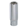 Sealey SP1413D Premier Fully Polished Deep Socket 1/4"Sq Drive 13mm