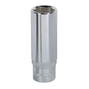 Sealey SP1413D Premier Fully Polished Deep Socket 1/4"Sq Drive 13mm