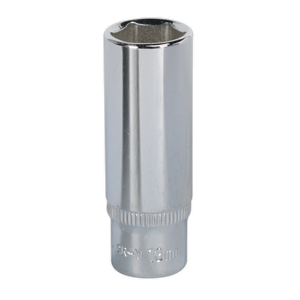 Sealey SP1413D Premier Fully Polished Deep Socket 1/4"Sq Drive 13mm