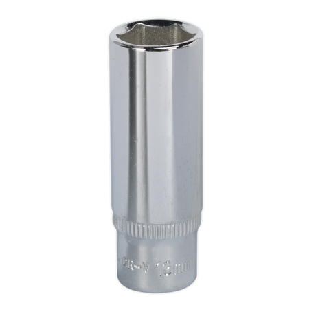 Sealey SP1413D Premier Fully Polished Deep Socket 1/4"Sq Drive 13mm