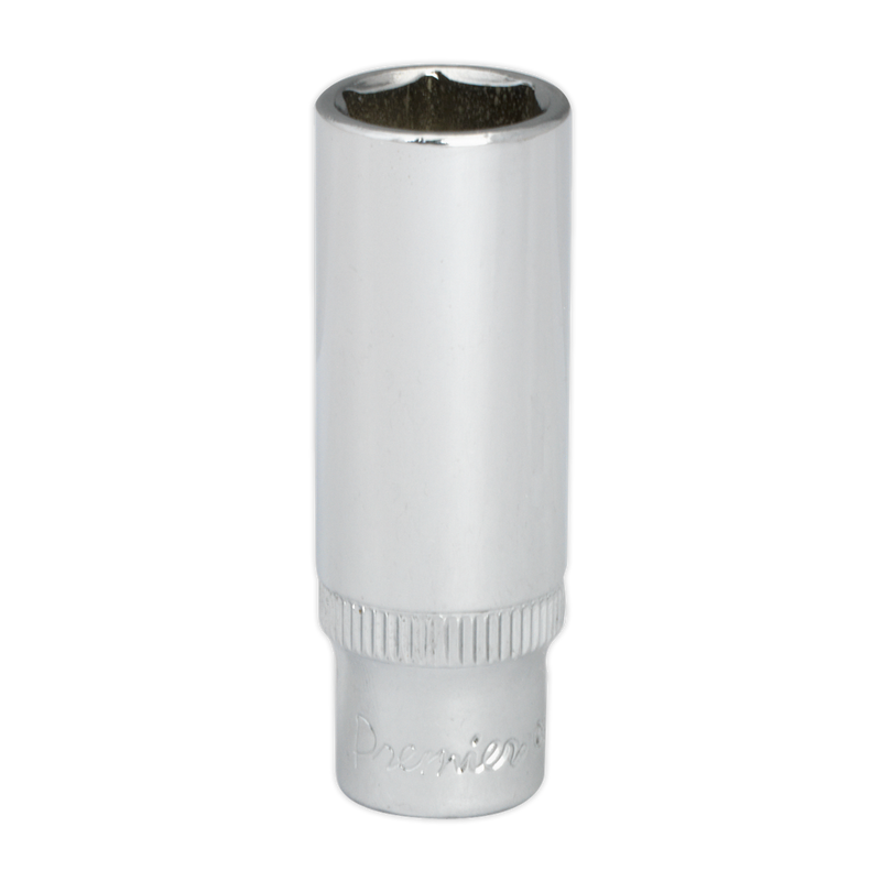 Sealey SP1413D Premier Fully Polished Deep Socket 1/4"Sq Drive 13mm - additional view 2