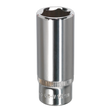Sealey SP1414D Premier Fully Polished Deep Socket 1/4"Sq Drive 14mm