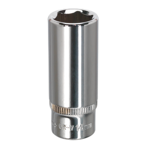 Sealey SP1414D Premier Fully Polished Deep Socket 1/4"Sq Drive 14mm