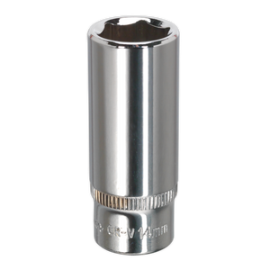 Sealey SP1414D Premier Fully Polished Deep Socket 1/4"Sq Drive 14mm