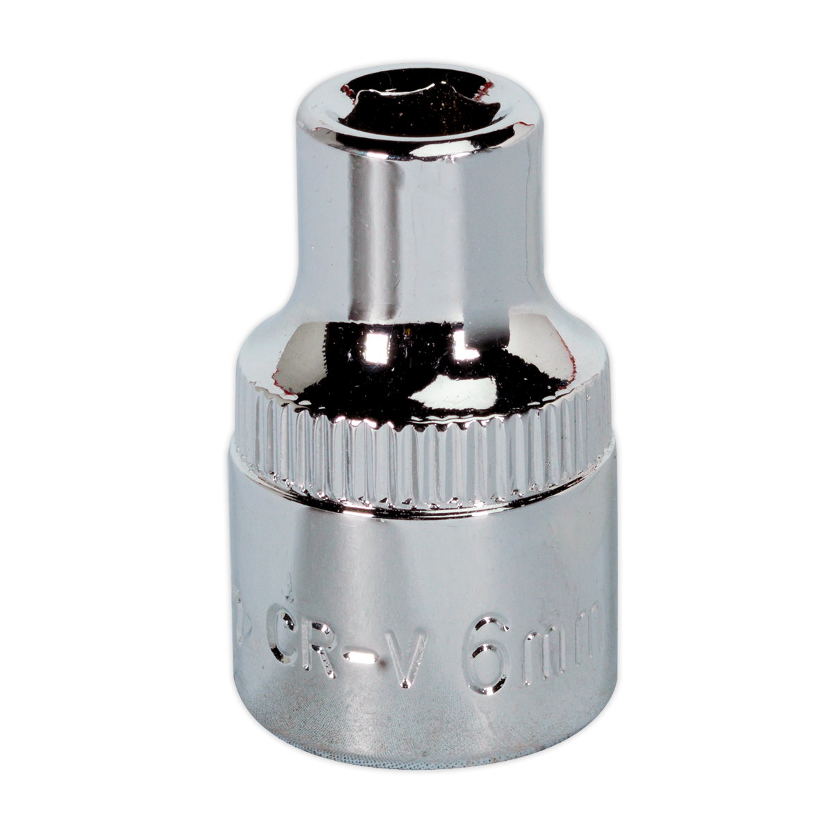 Sealey SP3806 Premier Fully Polished Socket 3/8"Sq Drive 6mm