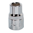 Sealey SP3809 Premier Fully Polished Socket 3/8"Sq Drive 9mm