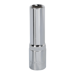 Sealey SP3810D Premier Fully Polished Deep Socket 3/8"Sq Drive 10mm