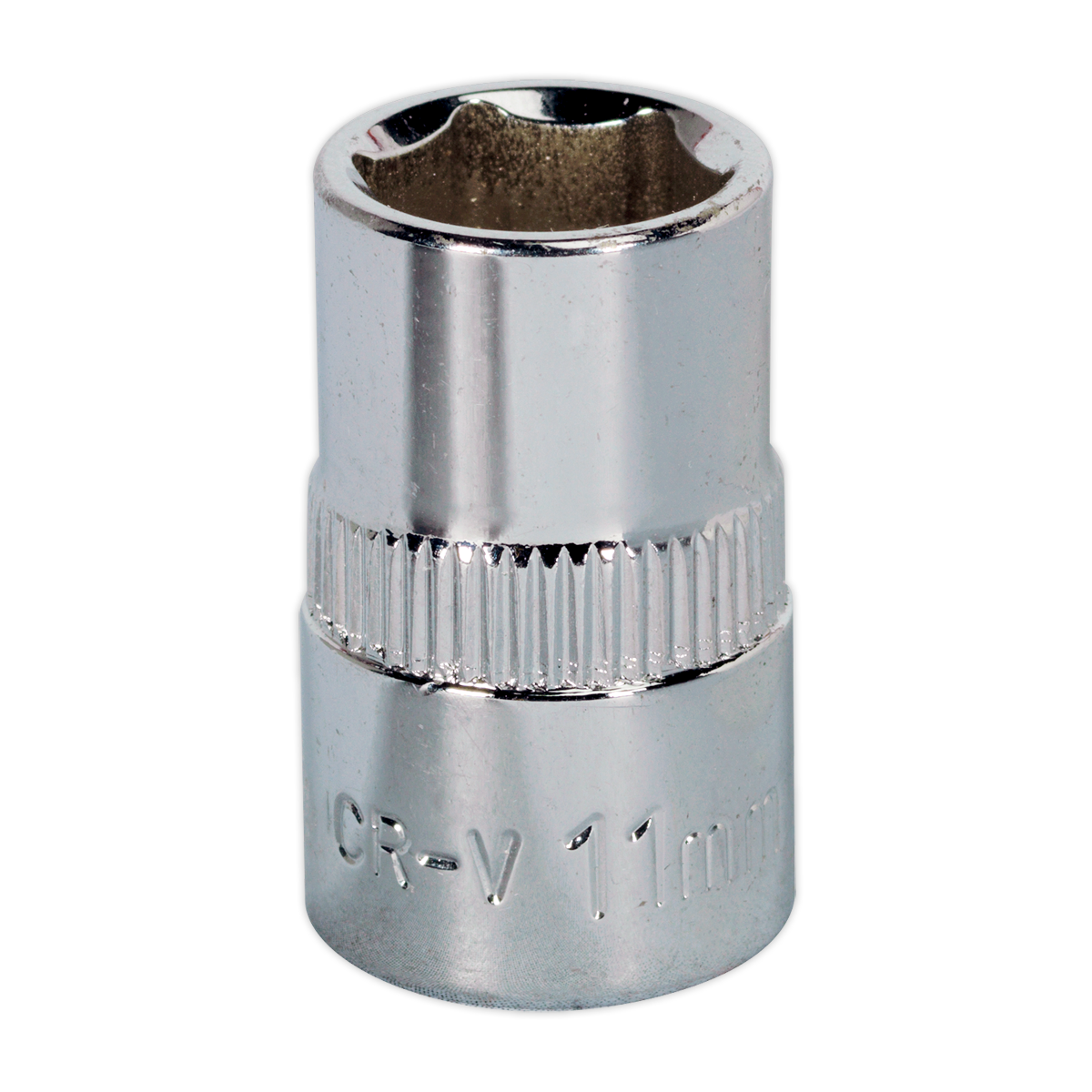 Sealey SP3811 Premier Fully Polished Socket 3/8"Sq Drive 11mm