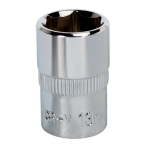 Sealey SP3813 Premier Fully Polished Socket 3/8"Sq Drive 13mm