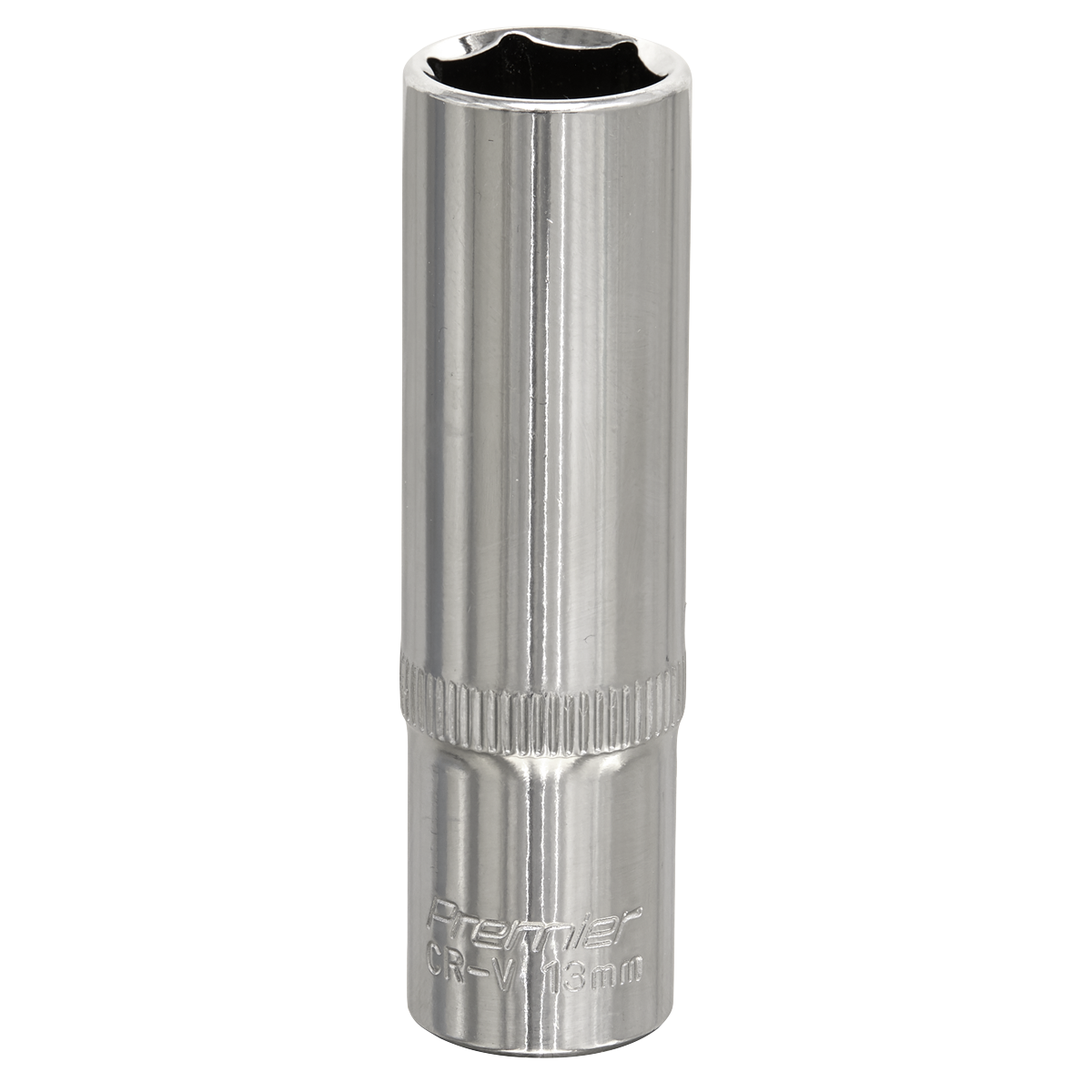 Sealey SP3813D Premier Fully Polished Deep Socket 3/8"Sq Drive 13mm