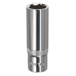 Sealey SP3814D Premier Fully Polished Deep Socket 3/8"Sq Drive 14mm