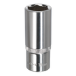 Sealey SP3819D Premier Fully Polished Socket 3/8"Sq Drive 19mm