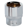 Sealey SP3820 Premier Fully Polished Socket 3/8"Sq Drive 20mm