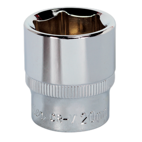 Sealey SP3820 Premier Fully Polished Socket 3/8"Sq Drive 20mm