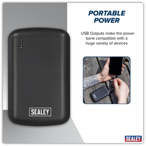 Sealey SPB103 Portable Power Bank 10W 5000mAh - additional view 10