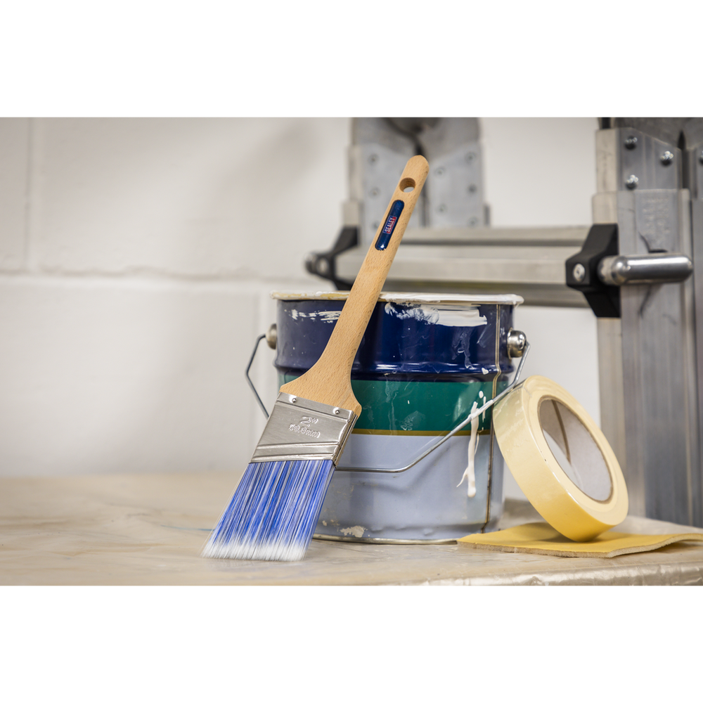 Sealey SPBA50 Wooden Handle Cutting-In Paint Brush 50mm - additional view 6