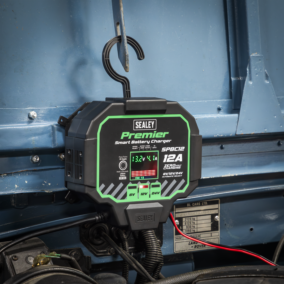 Sealey SPBC12 Premier Fully Automatic Battery Charger & Maintainer 12A - additional view 7
