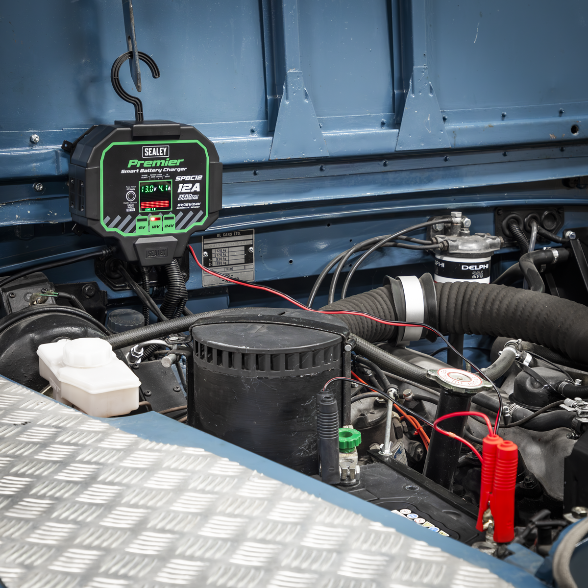 Sealey SPBC12 Premier Fully Automatic Battery Charger & Maintainer 12A - additional view 6