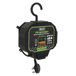 Sealey SPBC12 Premier Fully Automatic Battery Charger & Maintainer 12A