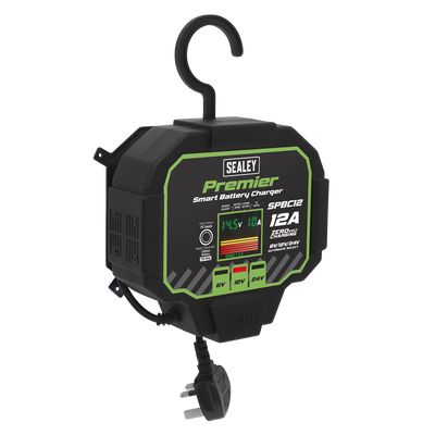 Sealey SPBC12 Premier Fully Automatic Battery Charger & Maintainer 12A