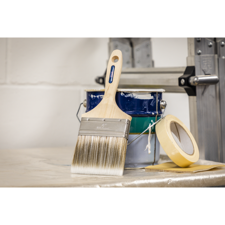 Sealey SPBS100W Wooden Handle Paint Brush 100mm - additional view 2