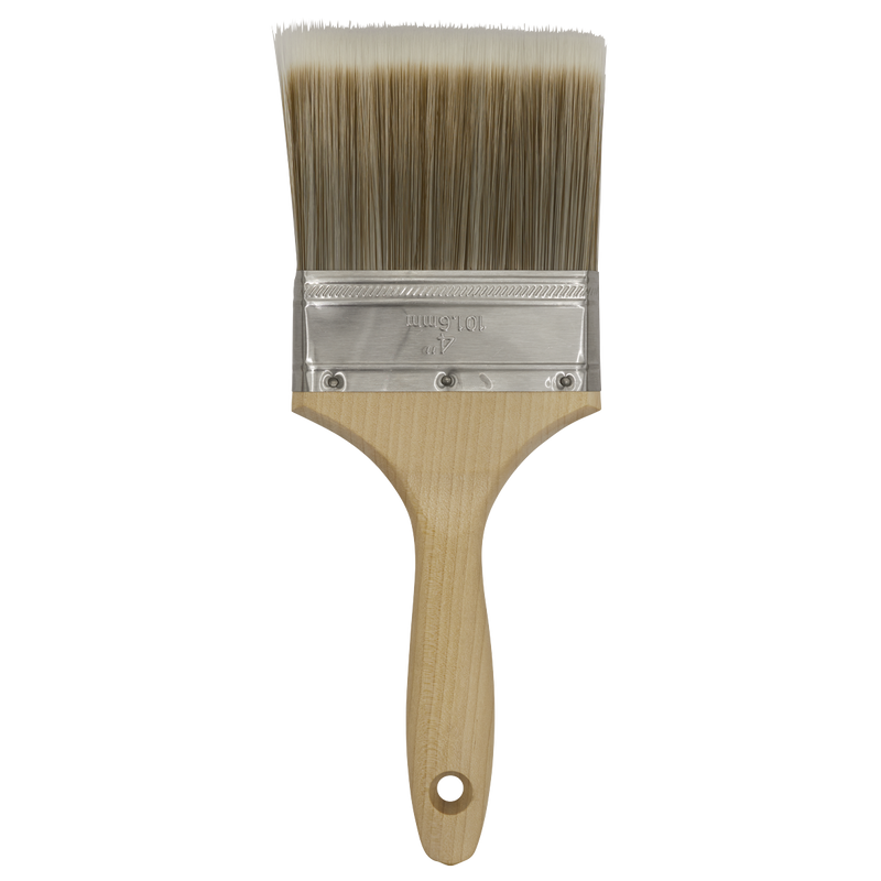 Sealey SPBS100W Wooden Handle Paint Brush 100mm - additional view 5