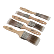 Sealey SPBS5W Wooden Handle Paint Brush Set 5pc