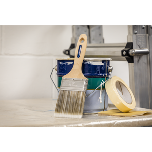 Sealey SPBS76W Wooden Handle Paint Brush 76mm - additional view 4