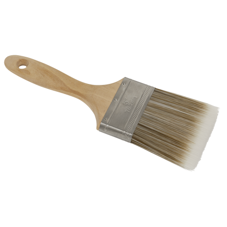 Sealey SPBS76W Wooden Handle Paint Brush 76mm - additional view 2