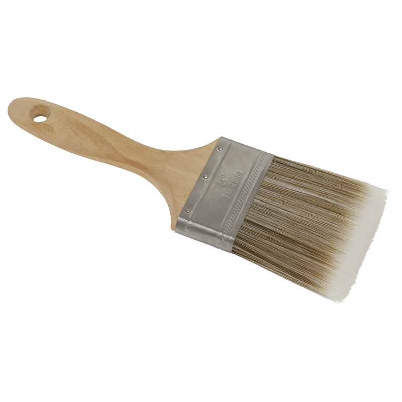 Sealey SPBS76W Wooden Handle Paint Brush 76mm - additional view 2