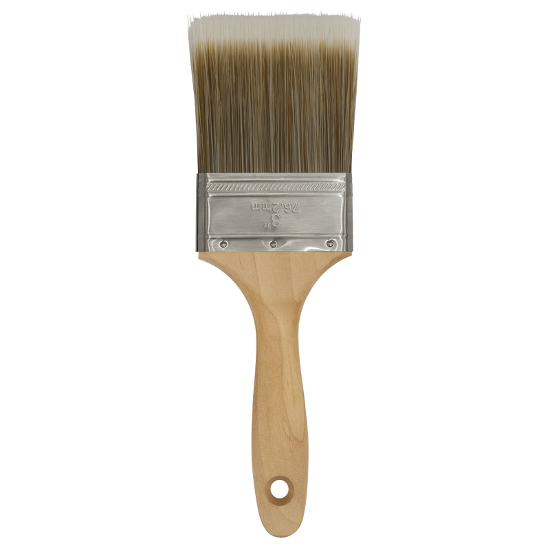 Sealey SPBS76W Wooden Handle Paint Brush 76mm - additional view 3