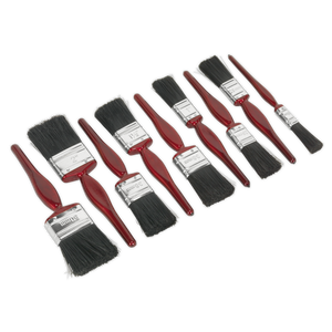 Sealey SPBS9 Pure Bristle Paint Brush Set 9pc