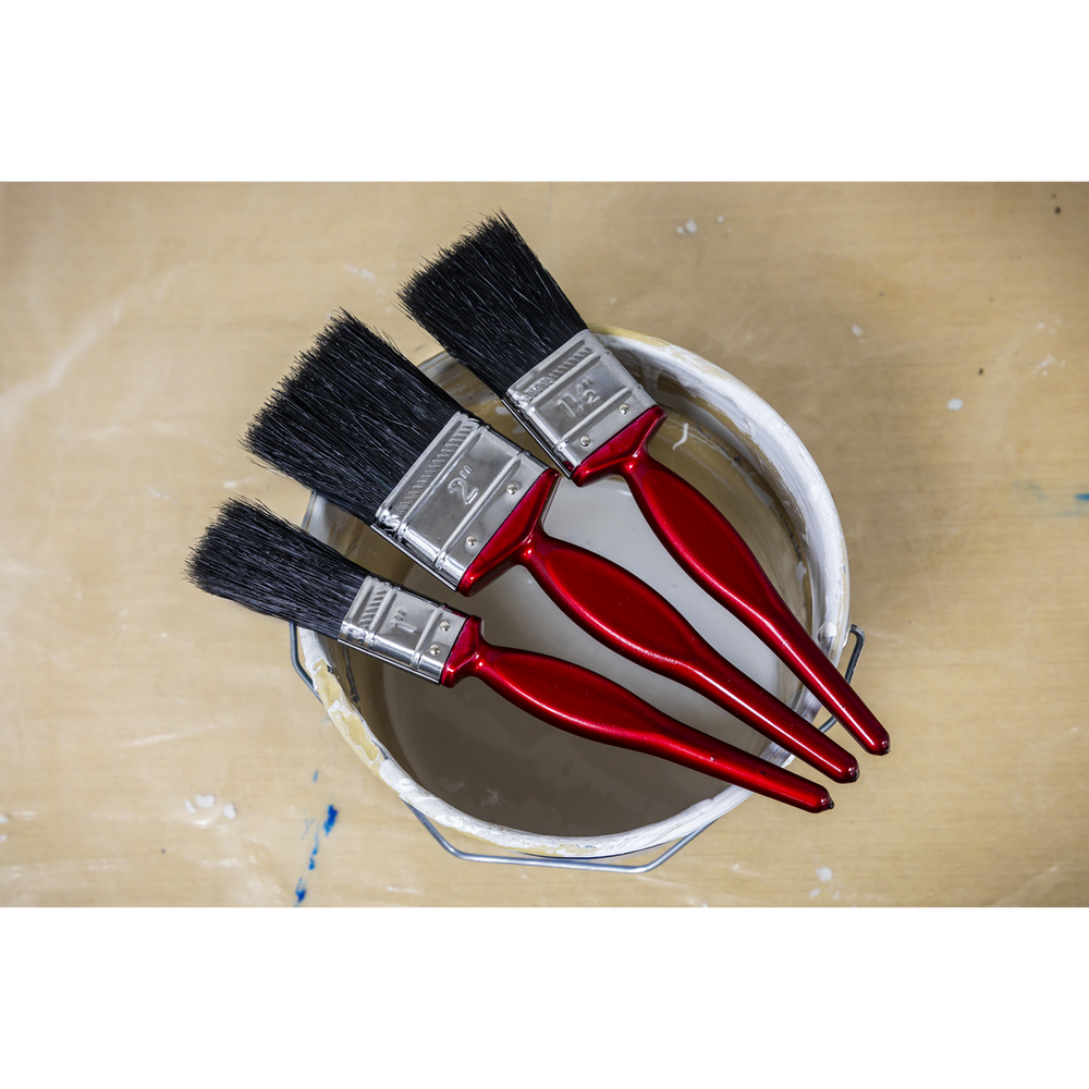 Sealey SPBS9 Pure Bristle Paint Brush Set 9pc - additional view 3