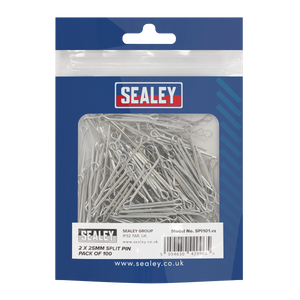 Sealey SPI101 Split Pin 2 x 25mm - Pack of 100 - additional view 2