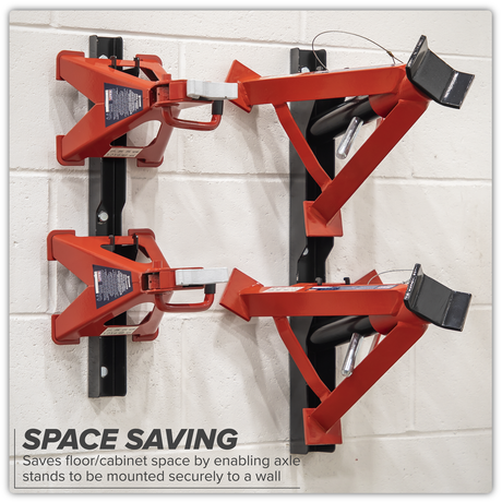 Sealey SR56 Axle Stand Storage Rack 5 & 6 Tonne - additional view 2