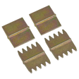 Sealey SR7074 Scutch Blades 25mm - Pack of 4