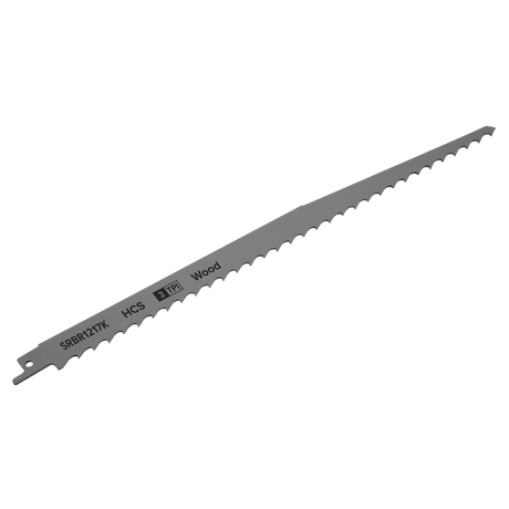 Sealey SRBR1217K Reciprocating Saw Blade for Pruning & Coarse Wood 300mm 3tpi - Pack of 5