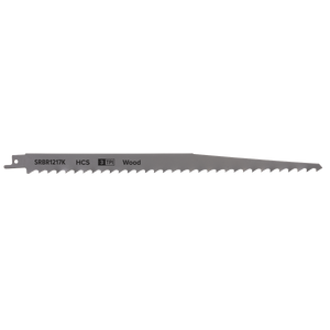 Sealey SRBR1217K Reciprocating Saw Blade for Pruning & Coarse Wood 300mm 3tpi - Pack of 5 - additional view 2