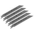 Sealey SRBR622HF Reciprocating Saw Blade for Wood & Plastics 150mm 10tpi - Pack of 5