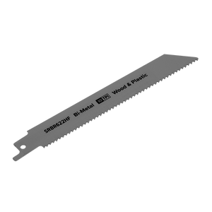 Sealey SRBR622HF Reciprocating Saw Blade for Wood & Plastics 150mm 10tpi - Pack of 5 - additional view 2
