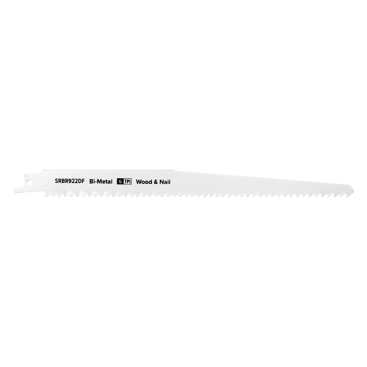 Sealey SRBR922DF Reciprocating Saw Blade for Wood & Nails 230mm 6tpi - Pack of 5 - additional view 3