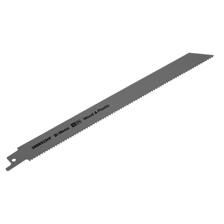 Sealey SRBR922HF Reciprocating Saw Blade for Wood & Plastics 230mm 10tpi - Pack of 5 - additional view 2