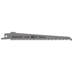 Sealey SRBS644D Reciprocating Saw Blade for Clean Wood 150mm 6tpi - Pack of 5 - additional view 2