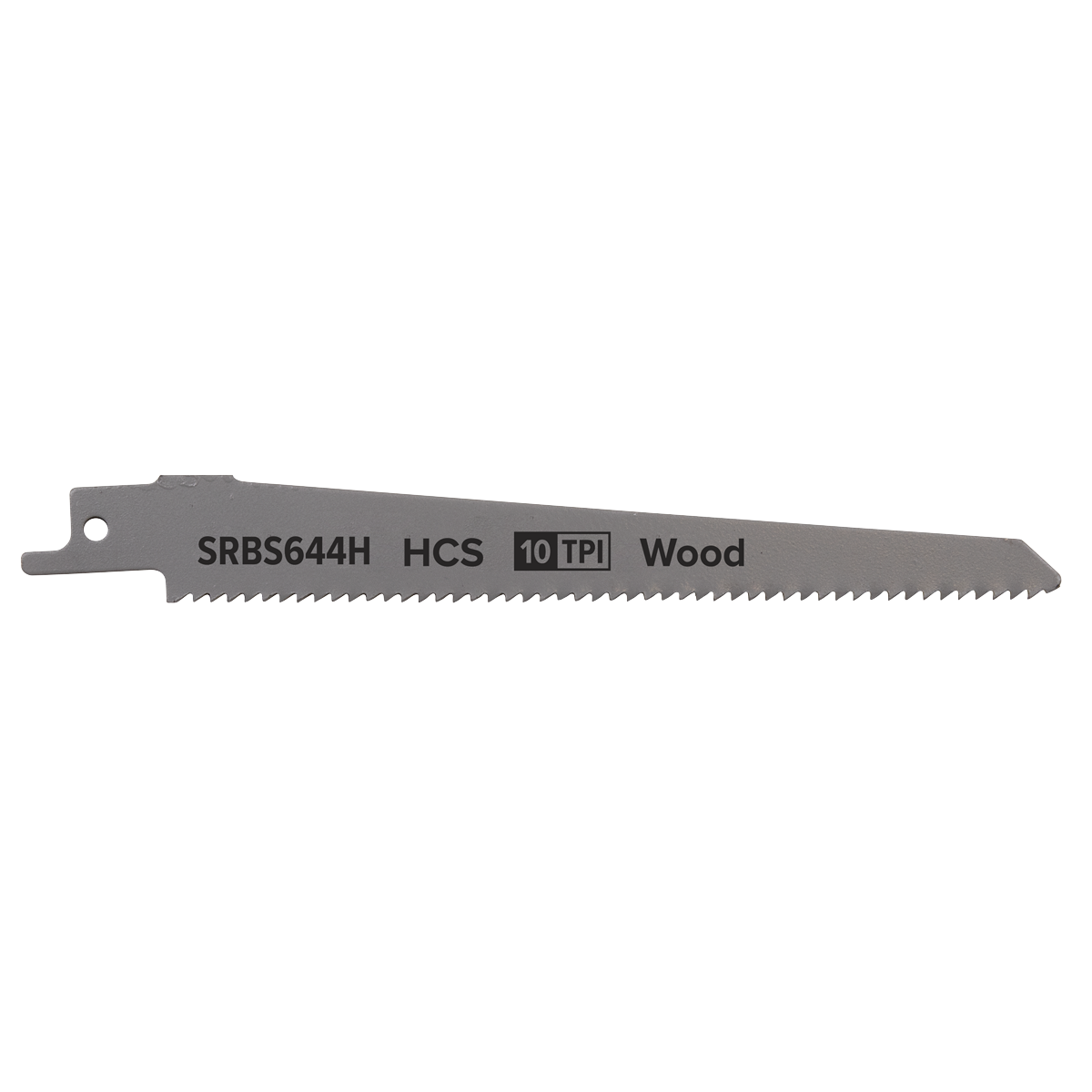 Sealey SRBS644H Reciprocating Saw Blade for Clean Wood 150mm 10tpi - Pack of 5 - additional view 3
